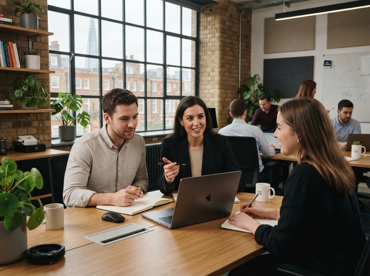 Stock Soldier team reviewing AI-driven risk analysis outputs